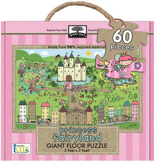 Innovative Kids Green Start Giant Floor Princess Fairyland Puzzles (60 Piece)