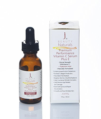 JOOTS Beauty Care 20 Percent  Vitamin C SERUM plus Vitamin E and Hyaluronic Acid_ 1 oz