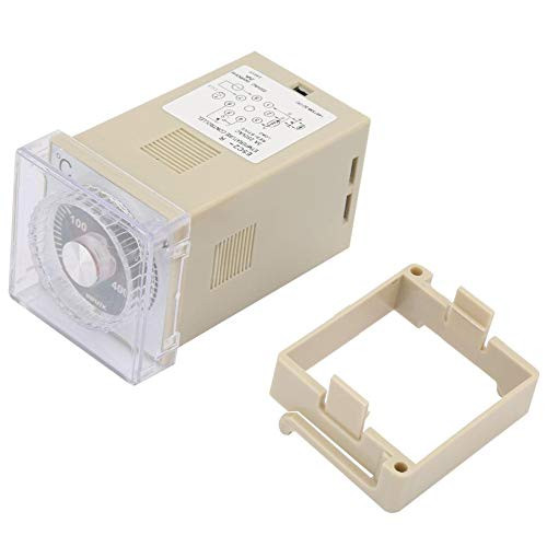 ?2021 New Year's Special?Taidda Temperature Controller_ Temperature Controller Durable E5C2_R20K 220VAC Digital K_Type Input Point Temperature Controller Thermostat 0_400? for Chemical Industry Light