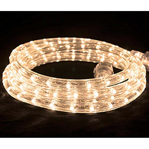 AMERICAN LIGHTING LR_LED_WW_3 3 Foot Warm White 3000 Kelvin LED Flexible Rope Light Kit with Mounting Clips_ Warm White