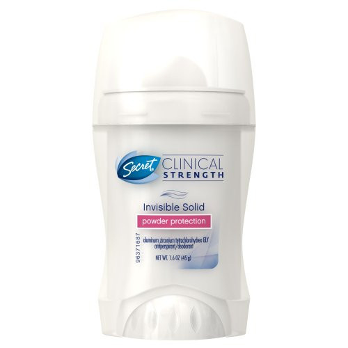 Secret Clinical Strength Invisible Solid Women's Antiperspirant and Deodorant Powder Protection Scent 1.6 Ounce Secret Clinical Strength Invisible Solid Women's Antiperspirant and Deodorant Powder Protection Scent 1.6 Ounce