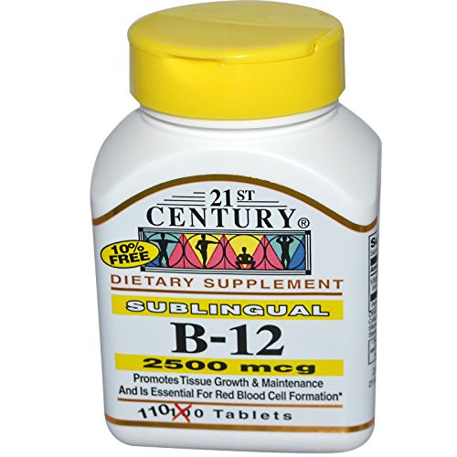 21st Century_ B_12_ 2500 mcg_ 110 Tablets _ 2pc
