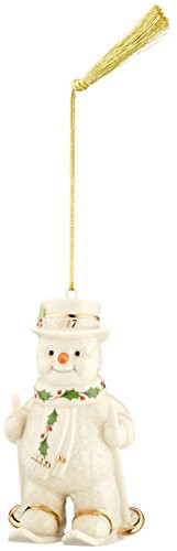 Lenox 869900  Annual China Ornaments 2017 Happy Holly Days Fresh Powder Snowman