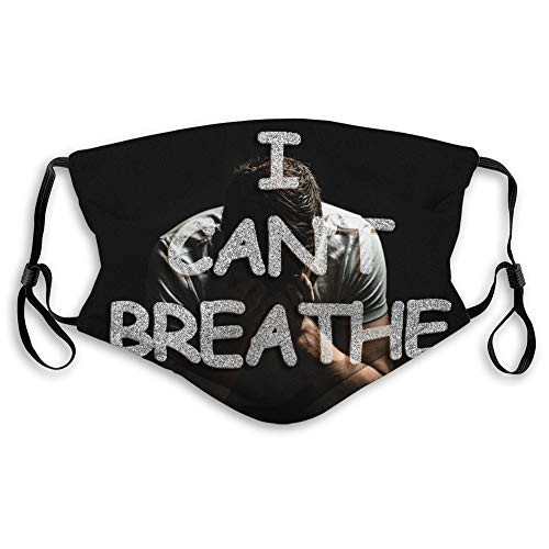 P.Scott Breathable Mouth Covers for Adults Child I Can't Breathe Outer Covers