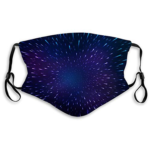 P.Scott Dust Mouth Cover Anti Dust Cover for Kids Women and Men Abstract Space Background Face Covers