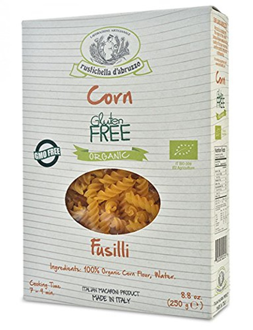 Rustichella d'Abruzzo Organic Corn Gluten Free Fusilli Pasta _ 8.8 oz _2 Pack_ Rustichella d'Abruzzo Organic Corn Gluten Free Fusilli Pasta _ 8.8 oz _2 Pack_