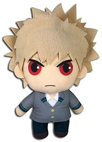 Great Eastern Entertainment My Hero Academia S2 _ Bakugo Seifuku Plush 8 inch  H