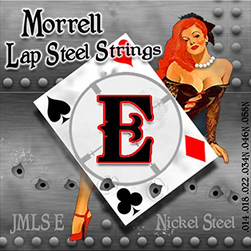 Morrell JMLS_E Premium 6_String Lap Steel Guitar Strings for E_Tuning 14_58 _3_Pack_