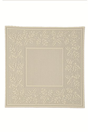 Heritage Lace Cafe Oak Leaf Table Topper, 36" by 36"