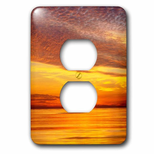 3dRose lsp_207460_6 USA, California, San Diego Cliffs Reflecting The Sunset 2 Plug Outlet Cover 3dRose lsp_207460_6 USA, California, San Diego Cliffs Reflecting The Sunset 2 Plug Outlet Cover