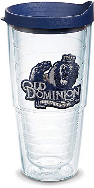 Tervis Old Dominion Monarchs Logo Tumbler with Emblem and Navy Lid 24oz_ Clear Tervis Old Dominion Monarchs Logo Tumbler with Emblem and Navy Lid 24oz_ Clear