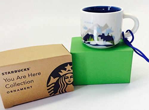 Starbucks Alaska You Are Here Ornament Rare 2oz Cup