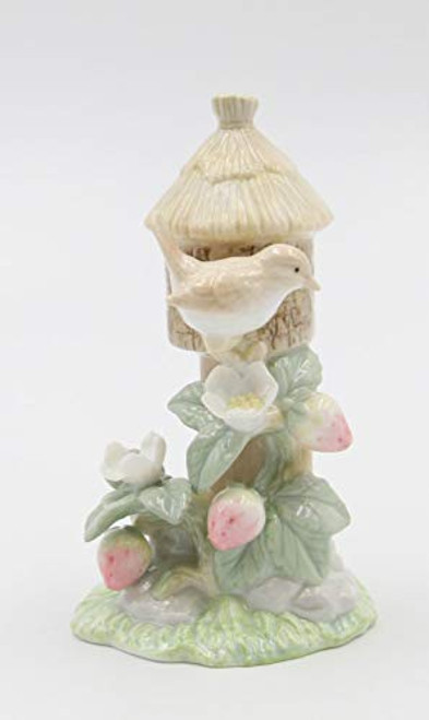 Cosmos Gifts Fine Elegant Porcelain Wren Bird with Birdhouse Figurine_ 5_1 4 inch  H Cosmos Gifts Fine Elegant Porcelain Wren Bird with Birdhouse Figurine_ 5_1 4 inch  H
