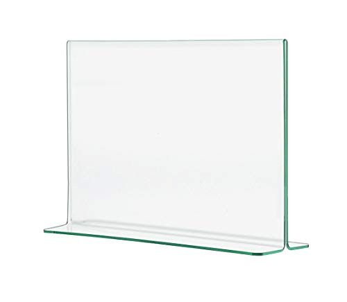 Marketing Holders 11 inch w x 8.5 inch h Green Edged Sign Holder Display for Advertisements Flyers Literature Menus Pricing Photos