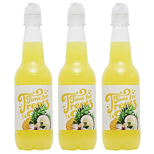 Victorio Time for Treats Pina Colada Snow Cone Syrup 16.9 fl oz each Pack of 3