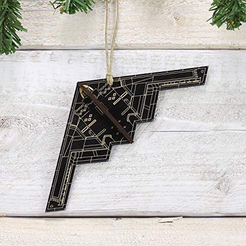 B_2 Spirit Stealth Bomber Jet Airplane Christmas Ornament