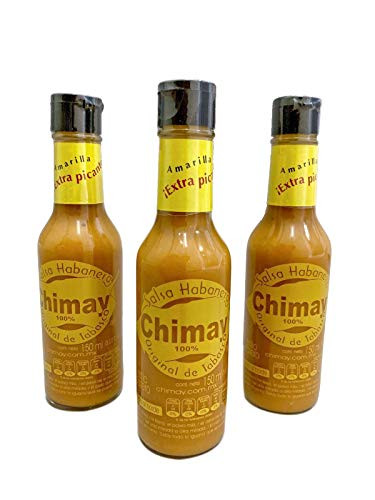 Chimay Habanero Extra Hot Sauce _3 Pack_ containing  3 bottles _5.07 fl oz_ of Chimay Habanero Extra Hot Sauce. Imported from Mexico!