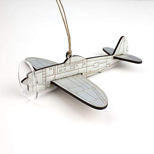 P_47 Thunderbolt Fighter Airplane Christmas ornament