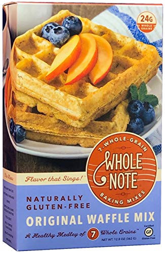 Whole Note Original Waffle Mix_ 7_Whole_Grain and Naturally Gluten_Free _Pack of 3_