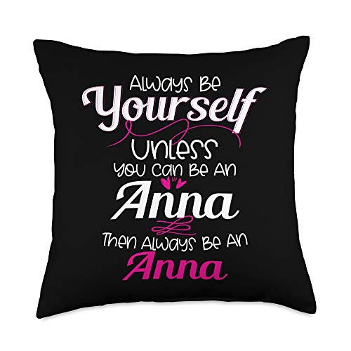 Personalized Name Tees by K Anna Name Personalized Christmas Birthday Gift Idea Throw Pillow_ 18x18_ Multicolor