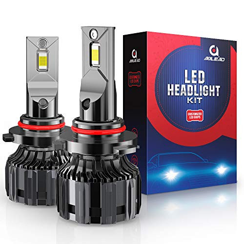 AOLEAD 9005 HB3 LED Headlight Bulbs_ 60W 12000 Lumens Super Bright 6000K CSP Chips Conversion Kit