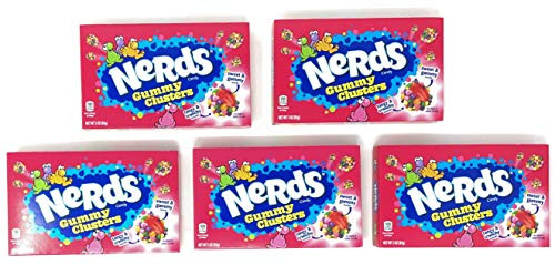 Nerds Gummy Clusters Candy 3oz Theater Box _Pack of 5_