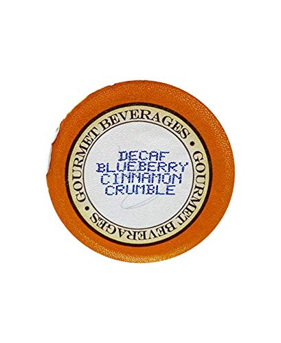 Blueberry Cinnamon Crumble Decaf Gourmet Coffee_ 35 Single Serve Cups
