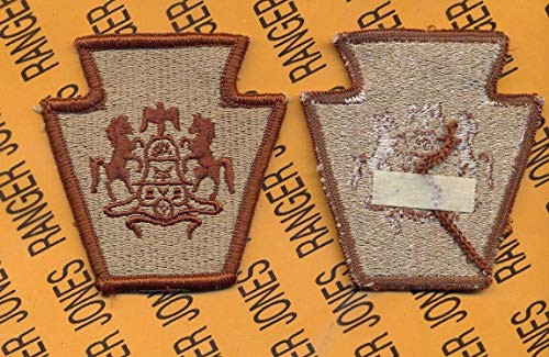 US Army Pennsylvania National Guard ARNG Desert DCU Patch m e
