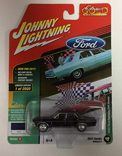Johnny Lightning JLCG007 Classic Gold Version B 1966 Ford Fairlane 500 Sedan