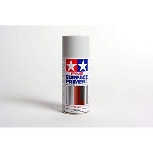 TAMIYA America_ Inc Gray Fine Surface Primer L_ 180 ml Spray Can_ TAM87064