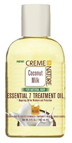 Creme Of Nature Coconut Milk Essential 7 Treatment Oil 4 Ounce _118ml_ _3 Pack_