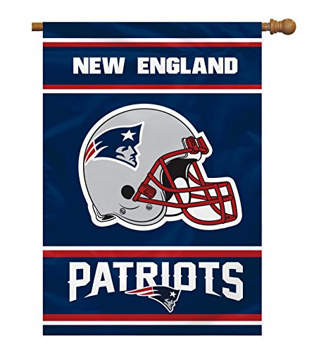 Fremont Die NFL New England Patriots 2-Sided 28-by-40-Inch House Banner