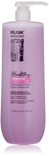 RUSK Sensories Healthy Blackberry and Bergamot Strengthening Shampoo, 33.8 fl. oz.
