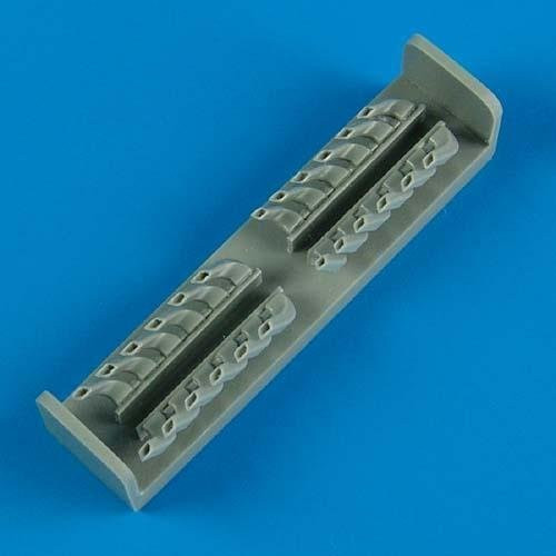 Quickboost 1 72 Bf 110 E Exhaust for Eduard Kit _ Resin Update  QB72_387