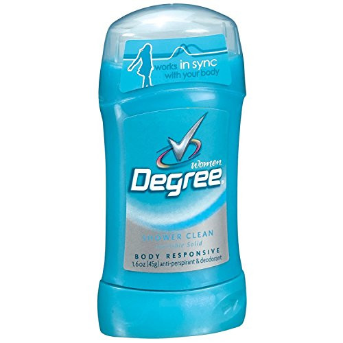 Degree Women Anti_Perspirant and Deodorant Invisible Solid_ Shower Clean 1.6 oz _Pack of 7_