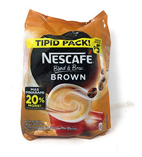 NESCAFE Philippines Blend  and  Brew Instant Coffee Mix_ Brown 25g x 30