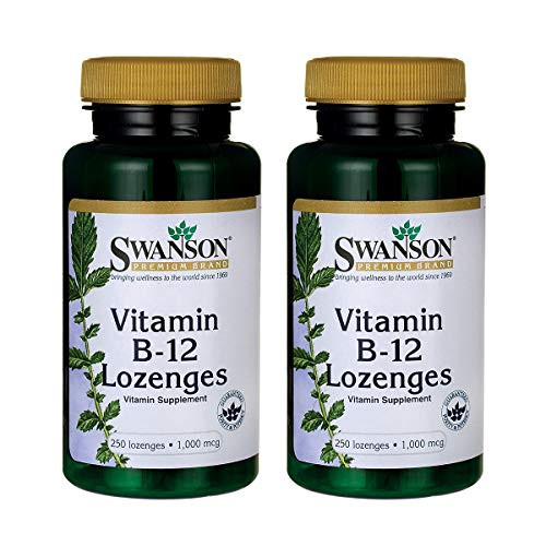Swanson Vitamin B_12 Lozenges 1000 mcg 250 Lozenges _2 Pack_
