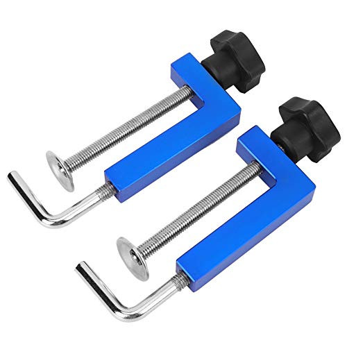 2pcs Multifunctional Fixing Clip Blue Universal Fence Clamps 100mm G_Clamp for Packing Woodworking