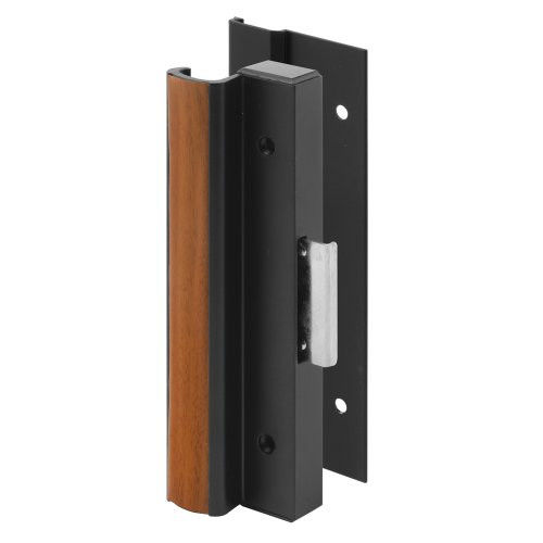 Slide-Co 142217 Sliding Door Handle Set, Black Finish, Northrop