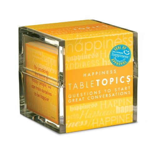TABLETOPICS Happiness: Questions to Start Great Conversations