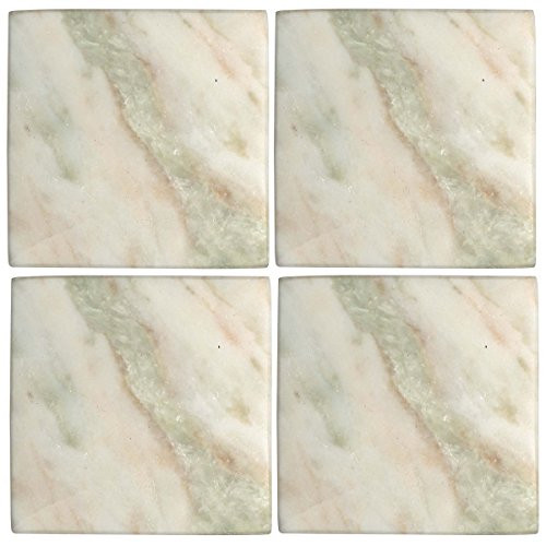 Thirstystone NM015 Marble Coasters (Set of 4), Multicolor