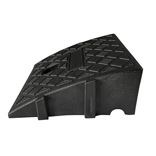 Car Driveway Curb Ramps _ Plastic Curb Ramps Portable Lightweight _ Heavy Duty Plastic Threshold Ramp Kit Set _ Curb Ramps for Cars _ for Trailer Truck Bike Motorcycle