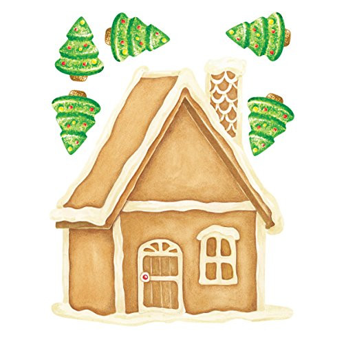 Wallies Wall Decals, Gingerbread House Vinyl Wall Mural