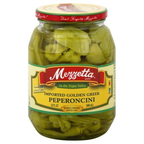 Mezzetta Mild Golden Pepperoncini 32 oz _ Pack of 6 by Mezzetta Mezzetta Mild Golden Pepperoncini 32 oz _ Pack of 6 by Mezzetta