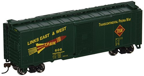 Bachmann Trains Toledo Peoria And Western 40' Box Car-Ho Scale Bachmann Trains Toledo Peoria And Western 40' Box Car-Ho Scale