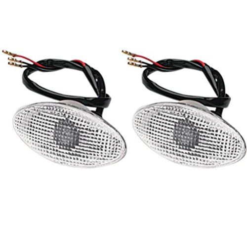 K and S Technologies Marker Lights Flat Oval Large Clear