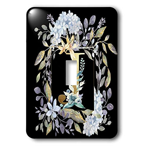 3dRose Monogram J Pretty Image Of Watercolor Blue Hydrangea. _ Light Switch Covers _lsp_327844_1_ 3dRose Monogram J Pretty Image Of Watercolor Blue Hydrangea. _ Light Switch Covers _lsp_327844_1_