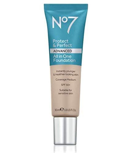 No7 Protect  and  Perfect Advanced All in One Foundation _ COOL IVORY