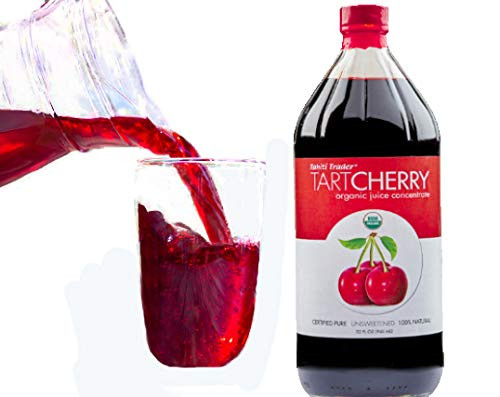 Tahiti Trader _ Tart Cherry Organic Juice Concentrate 32 oz _ Juice Detox Drink _ Cherry Juice Concentrate _ Tart Cherry Organic Concentrate _ Organic Tart Cherry Concentrate _ Antioxidant Blend