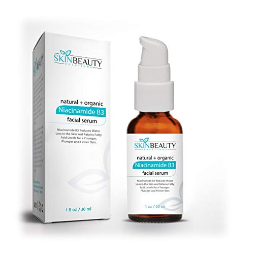 NIACINAMIDE 5 Percent  B3 Face Serum Advanced Formula with 5 Percent  Niacinamide Vitamin B3 for Younger_ Plumper_ Firm _1 oz  30 ml_